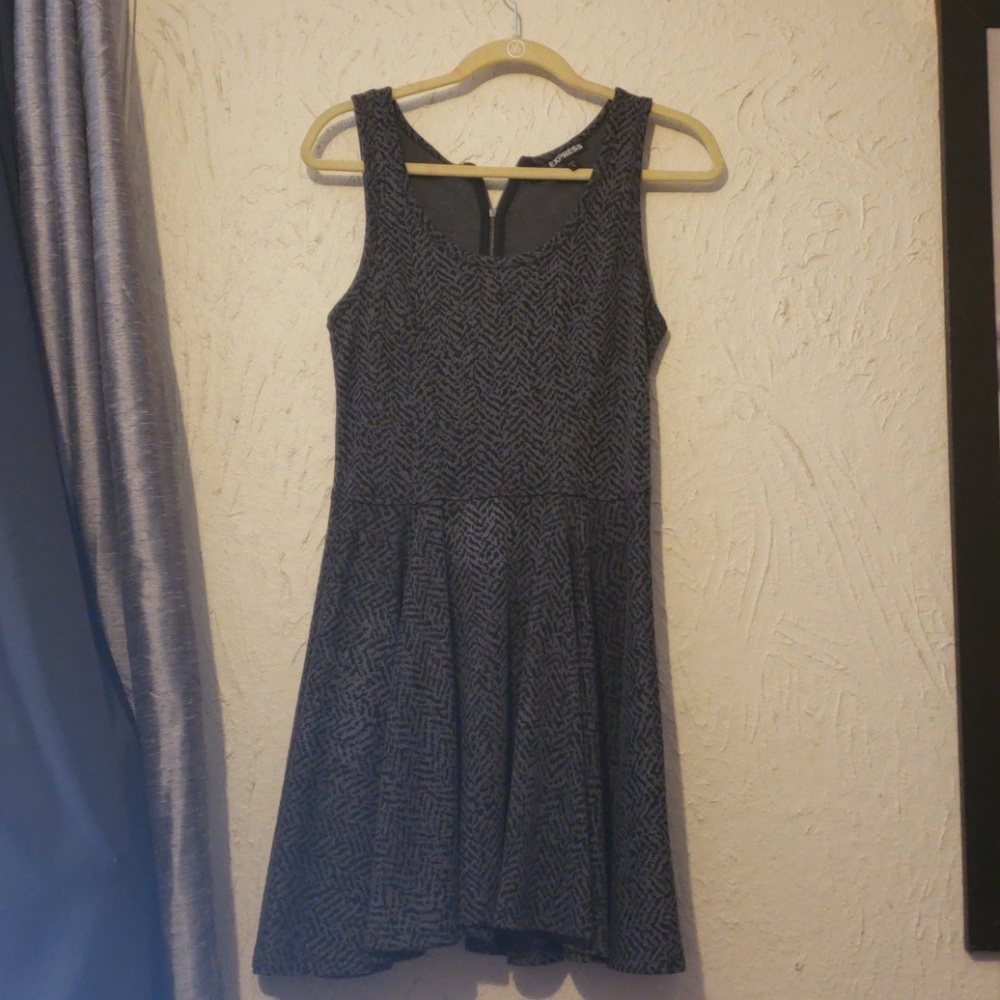 Express Fit n Flare Dress